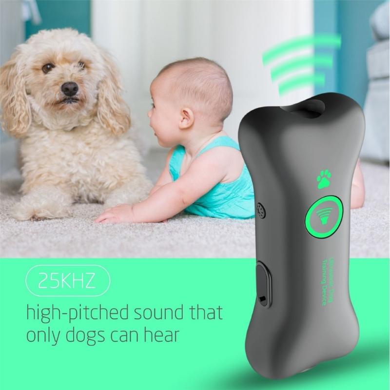AntiBarking Device Rechargeable Ultrasonic Dog Bark Deterrents Stops Bad Behavior 16.4Ft Effective Control Ranges
