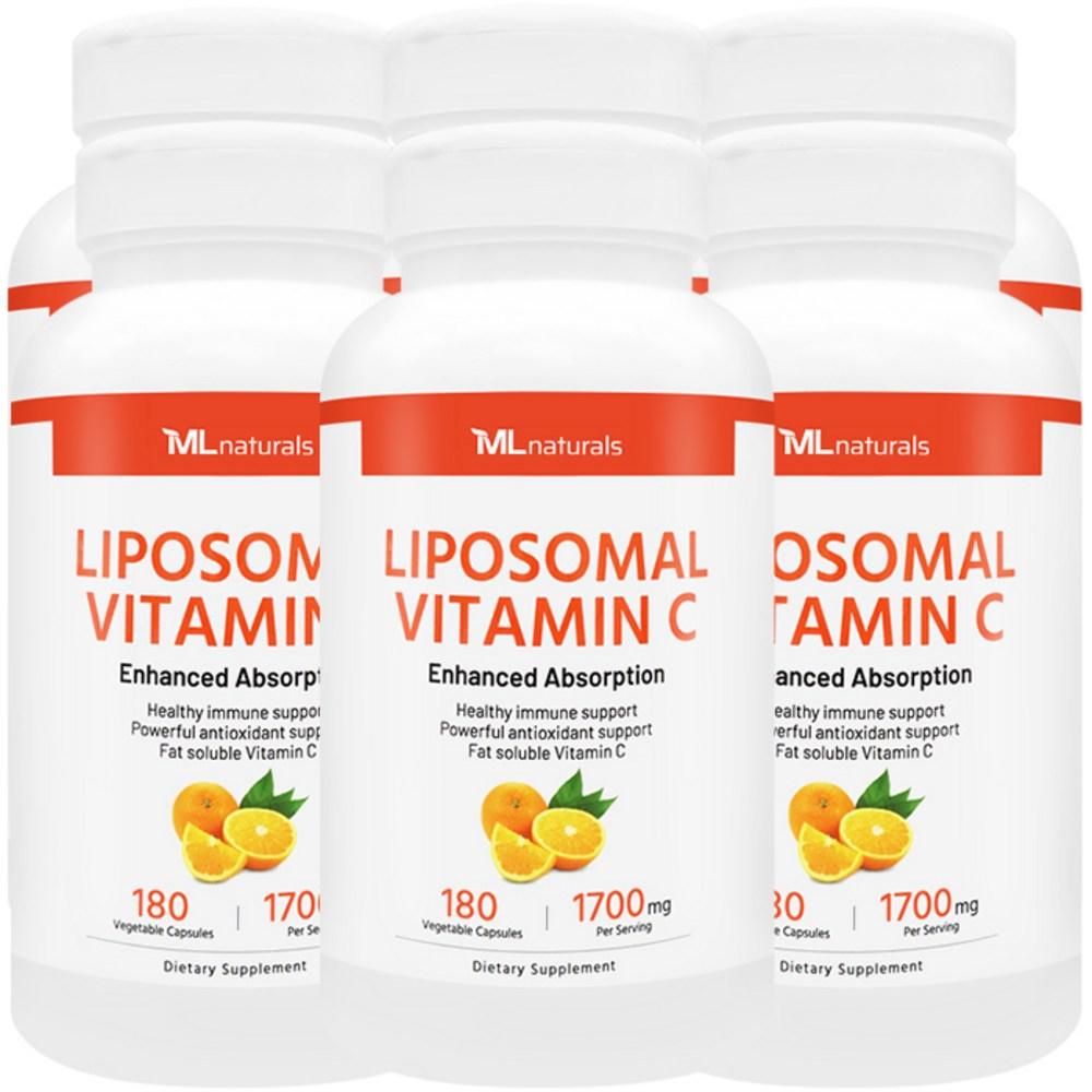 MyLife Naturals Liposome Vitamin C 1700 mg 6 pcs 180 Tablets
