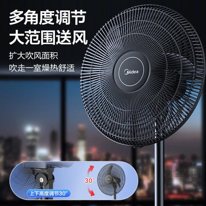 Напольный вертикальный вентилятор Midea FS45-23C 20 дюймов