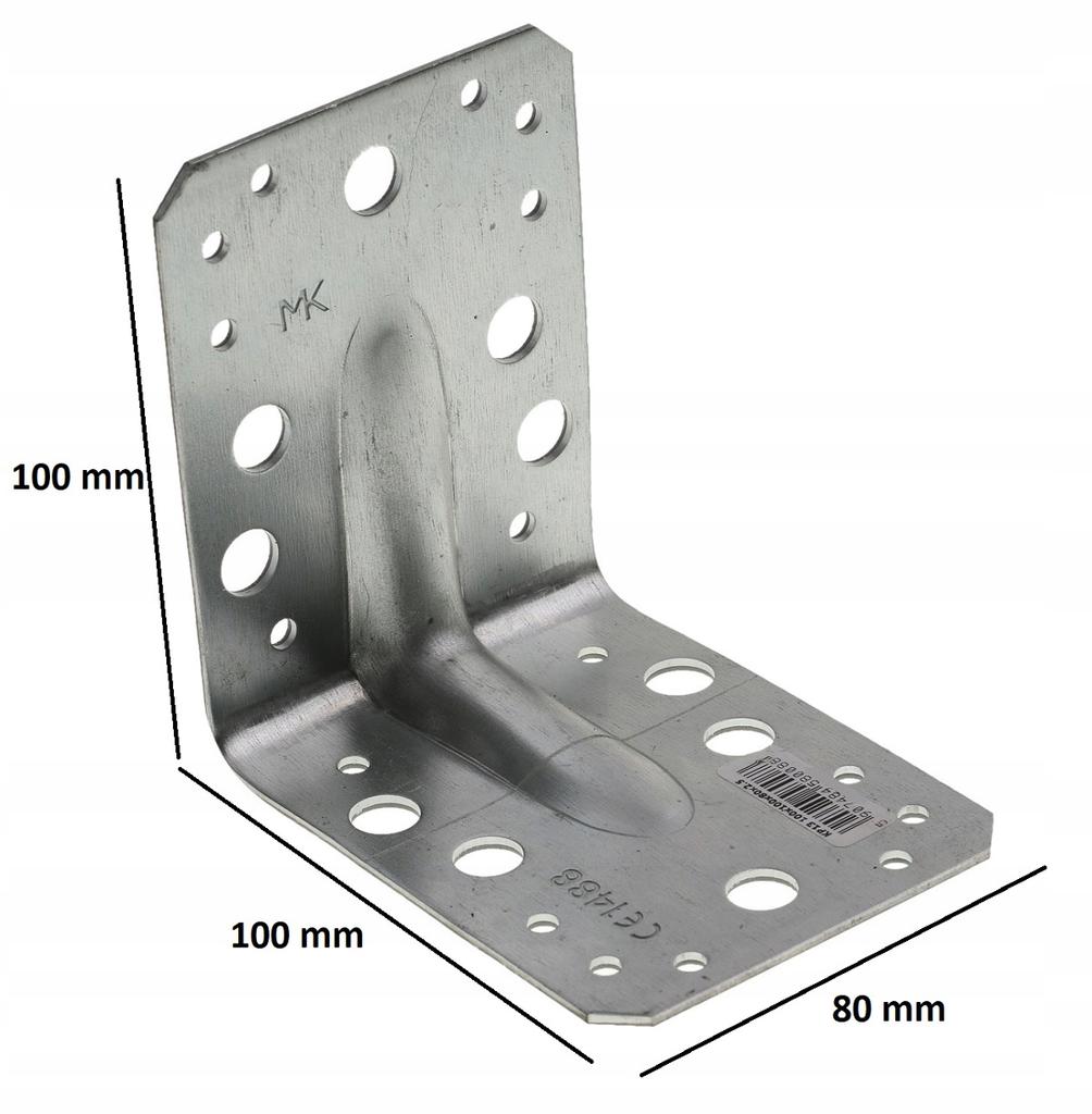 Construction Connector with Embossing 100*100*80*2.5mm