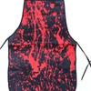 Halloween Fake Blood Apron with Handprints Oil Resistant Costume Party Stage Prop Apron