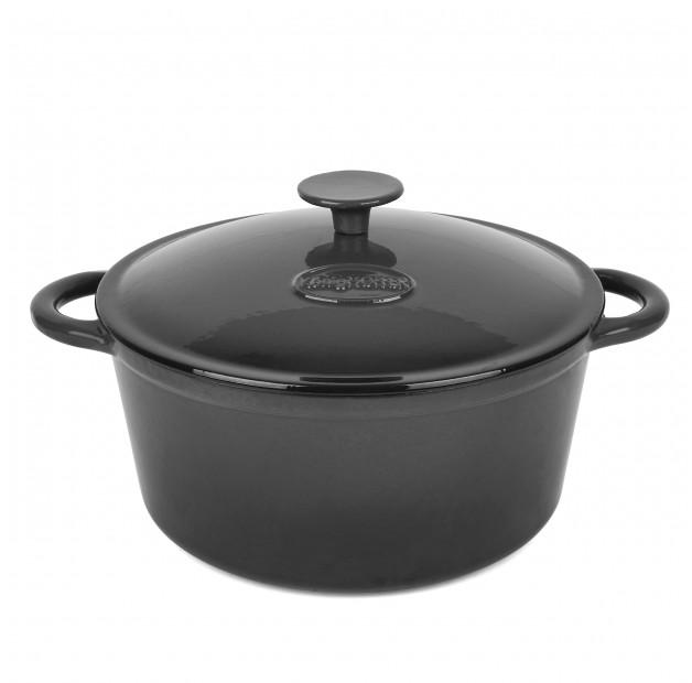 

Жаровня чугунная с крышкой KONIGHOFFER DARK GREY 5 л