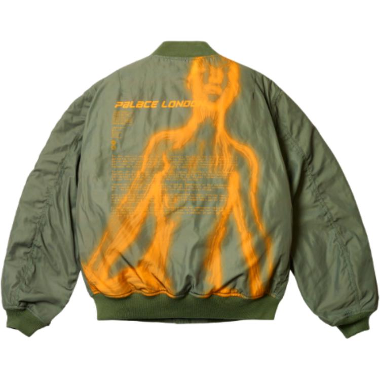 Palace Chakra Rave Jacket The Deep Green Unisex Outerwear P28JK088
