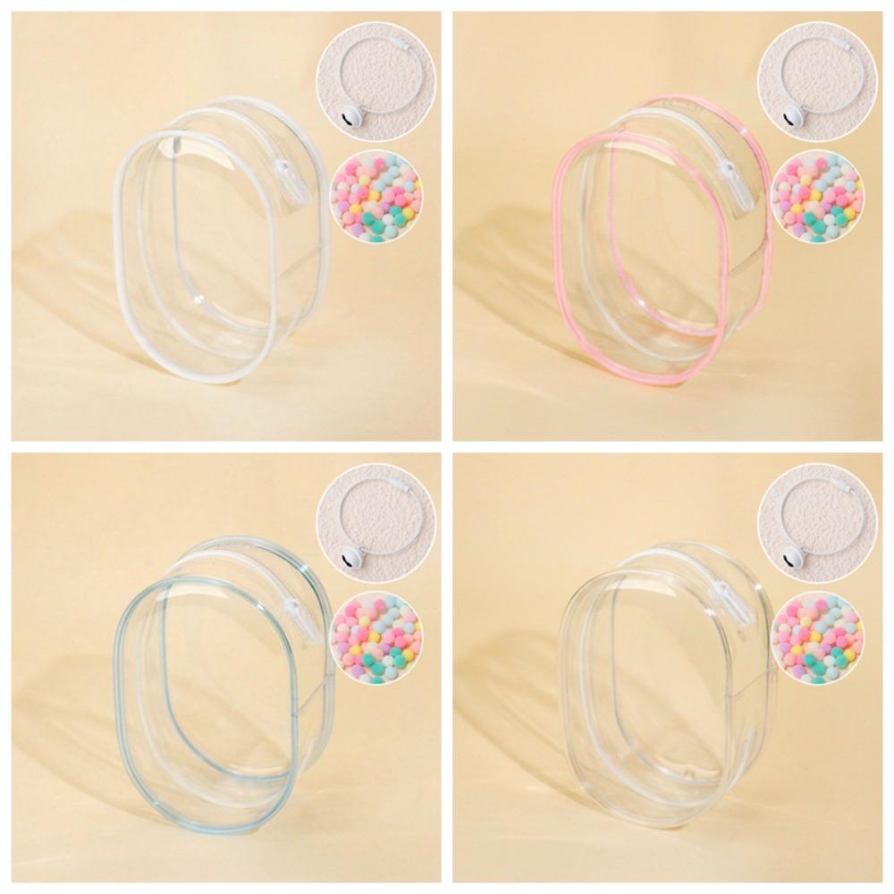 Hairball Doll Storage Pouch With Bell Keychain Outdoor Doll Display Bag  Doll Accessories