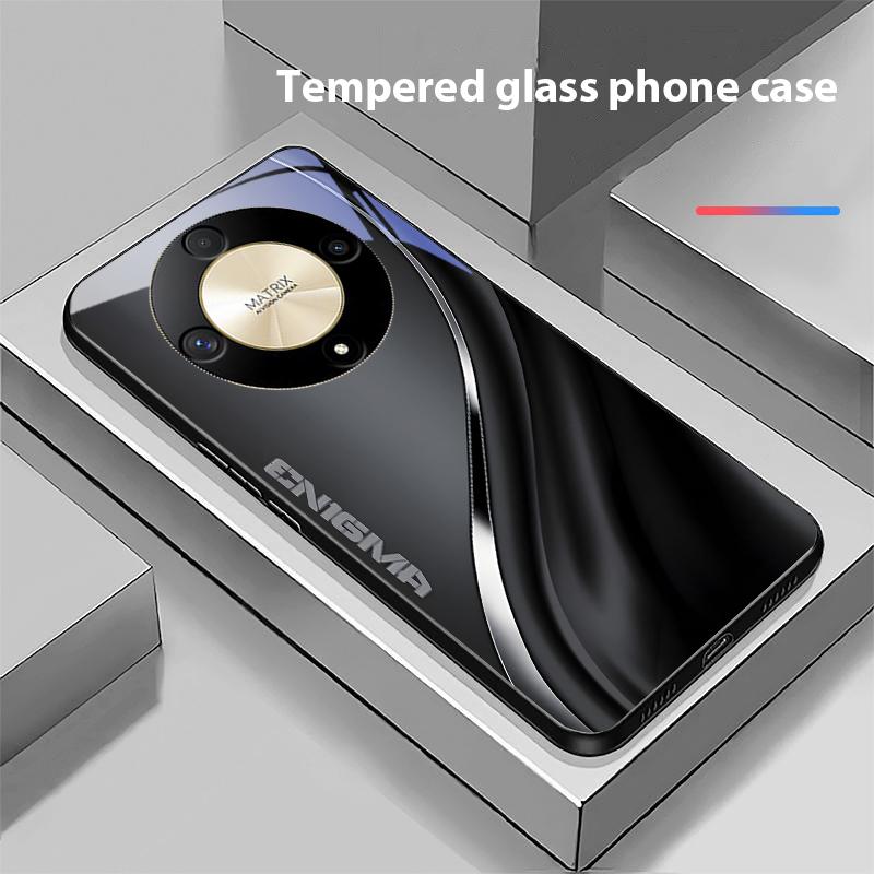 Gradient blending gray For Honor 50 70 30 90 200 X5 X5b Plus X6 X8 4G 9 X9c Smart 30 Max Magic 4 5 Pro 7 Lite glass phone case