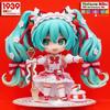 10cm #1939 Hatsune Miku Anime Figure 15th Anniversary Strawberry Miku Action Figure #1940 PVC Collection Model Doll Toys Gift