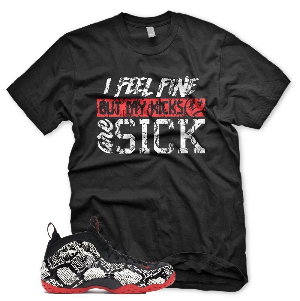 New SICK KICKS T Shirt for N Foamposite Snakeskin Habanero S