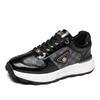 Herren High-End Light Luxury Hochwertiges Leder Rutschfest und Verschleißfest Weichsohlige Sport- und Freizeitschuhe Modische Vielseitige Trendschuhe