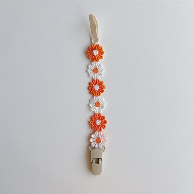 INS Korean Baby Pacifier Anti-Drop Chain and Teether Clip - Little Daisy Lanyard