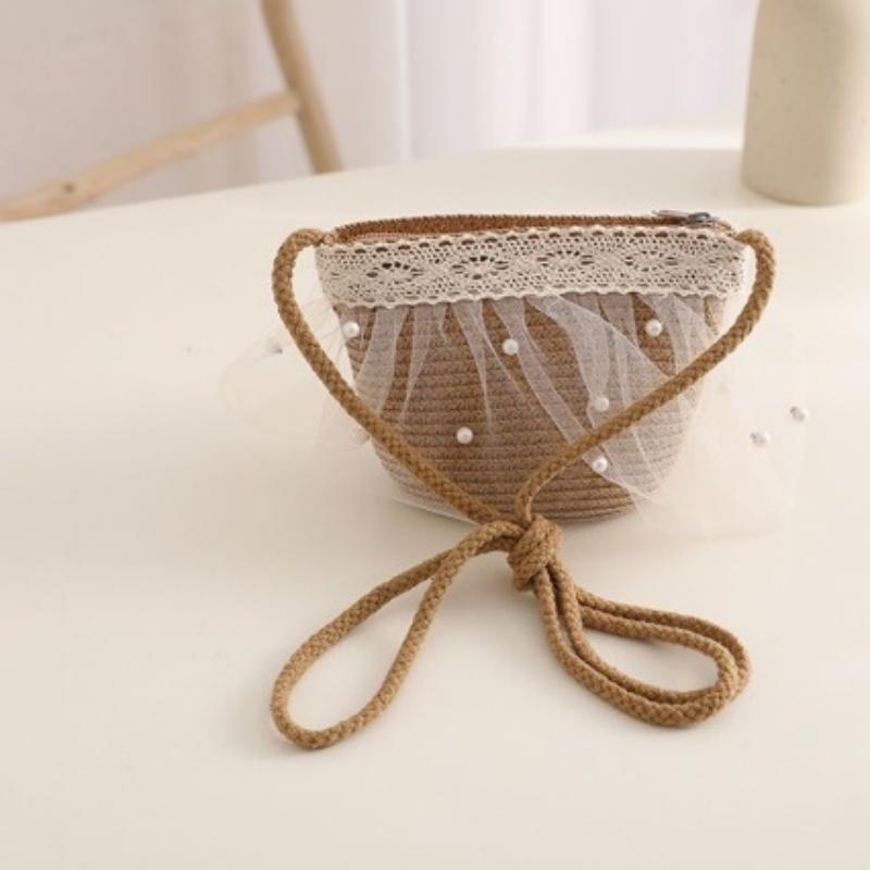 Children Sunscreen Sun Hat Kids Girls Summer Fashion Straw Hat And Bag For Girls Cool Hat Girl Cute Breathable Baby Accessories