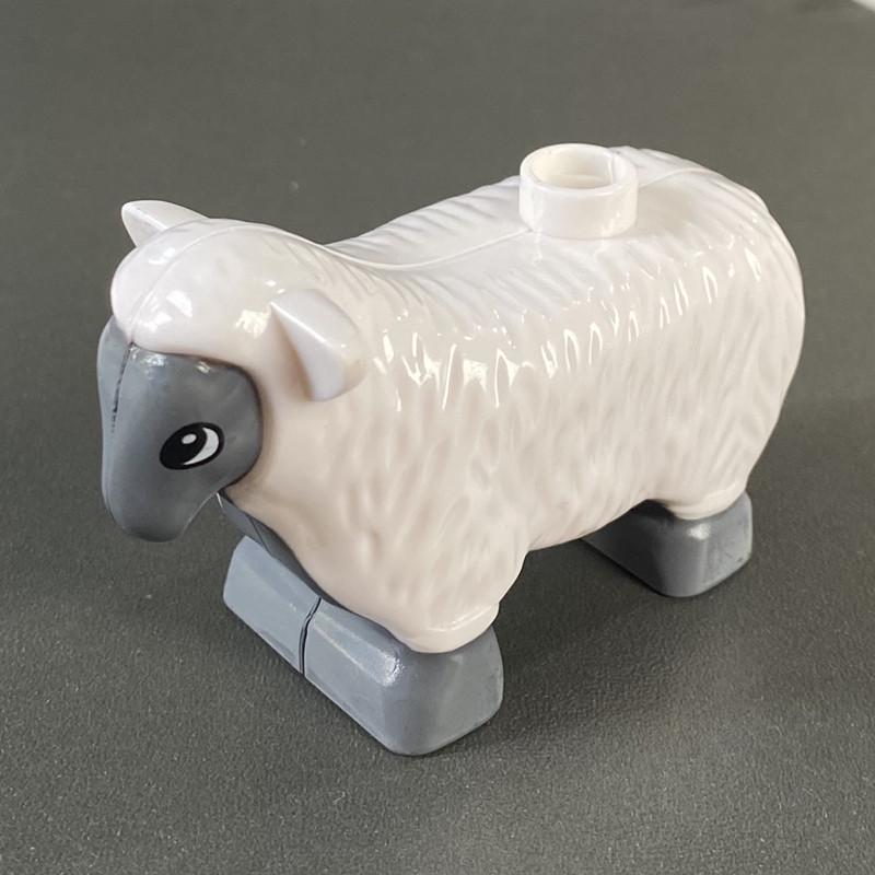Gegele Lego-Compatible Building Blocks: Large Particles & Small Animal Accessories - Ocean, Zoo, Dinosaur Educational Toys