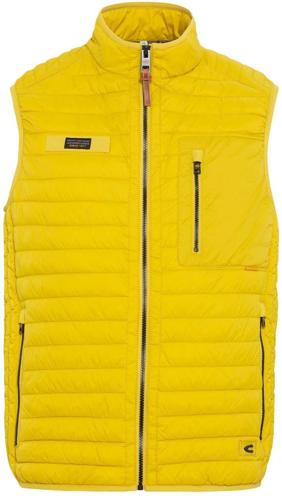 Winter Jacket Camel Active Lightweight Quilted Vest Made of Recycled Polyamide (460840-3E52) Lemon-colored