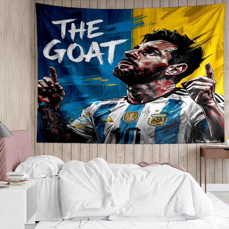 Goat Argentina Legend Tapestry, Unique Design Tapestry, Suitable for Bedroom,Livingroom, Playroom,Heartwarming Fan Holiday Gifts