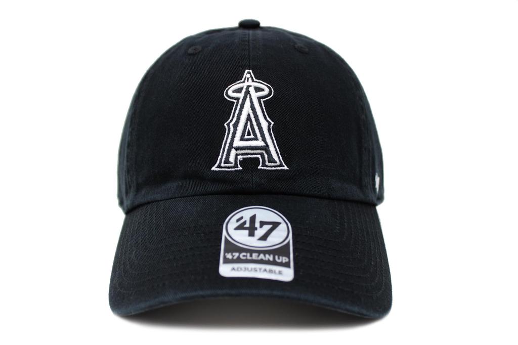 47 Brand Cap 47 Clean Up Los Angeles Angels Black