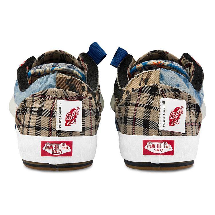Vans Old Skool Series Cap Retro Casual Low-Top Skate Shoes Unisex sneakers Blue Multicolor VN0A4UUH2TC