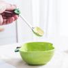 Ceramic Creative Fruit Shape  Bowl Cartoon Vegetable Tableware  Cute Bowl Serving Bowl Strawberry  with Spoon Japanese