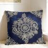 Pillow Cover Bohemian Blue And White Floral Kawaii Pillow Case For Sofa Couch Bed Living Room Pillowcases
