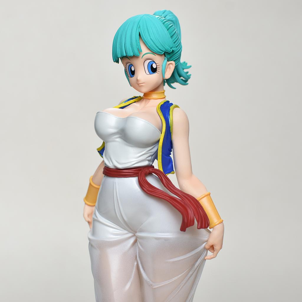 11.02in/28cm Anime Dragon Ball Z Figure Bulma Anime Figures  PVC Action Figures Collection Model Toys For Christmas Gifts