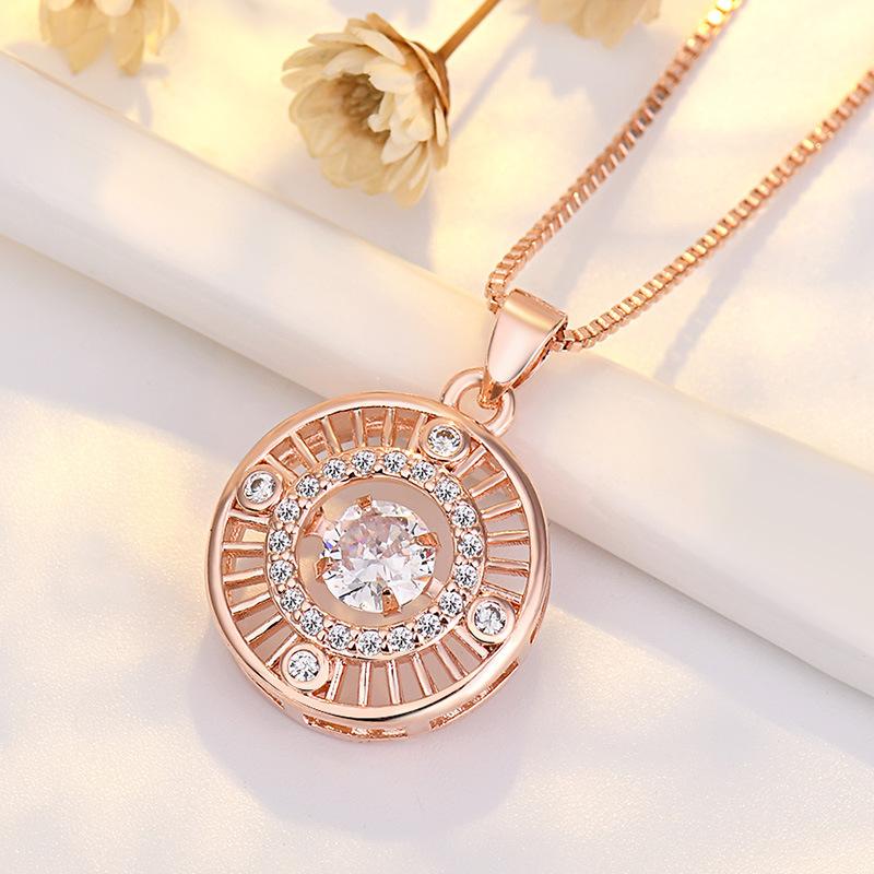 

Женское ожерелье Lindon, кулон из медного сплава, циркон, модный подарок