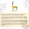 Brass Deer Statue | Height-22 Cm Aprrox. | Vastu Idol for Home and Office | Zonal Placement-West/WNW|
