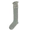 RNOT TWINKLE LACE KNEE SOCKS_GRAY