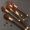 Coffee Grinder Cleaning Brush Wooden Handle Espresso Brush Dusting Coffee Powder Brush Home Kitchen Tool Coffee Accessories