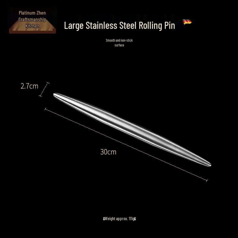 Bozhen Jiangchu 304 Stainless Steel Non-Stick Rolling Pin