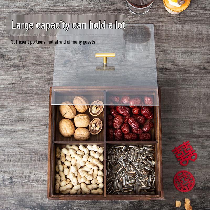 Wooden Snack & Dried Fruit Serving Tray