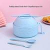 Microwavable Instant Noodle Bowl with Lid for Students