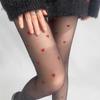 Women's Sheer Mesh Stockings Gothic Tights High Waist Thigh High Pantyhose