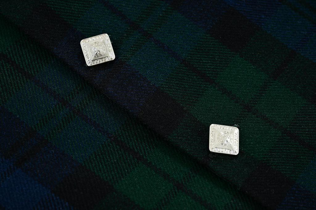 Schottische Tartanweste mit Distelknöpfen Traditionelles Highland-Westenkleid Party-Hochzeitskleidung