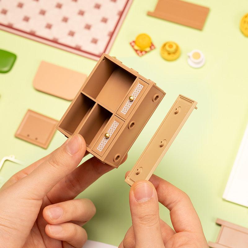 ROBOTIME Rolife 3D Puzzle Super Creator Hong Kong Bites Cafe DIY Miniature House (DW021) | 1:24 Scale