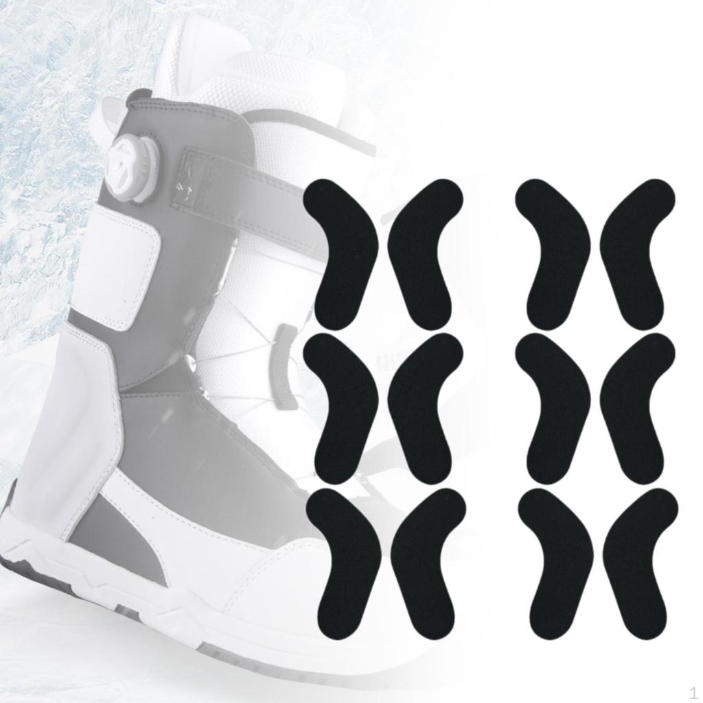 Ski Boot Fitting Pads Ankle Wrap Easy to Use Self Sticky Soft Liners Inserts Snowboard
