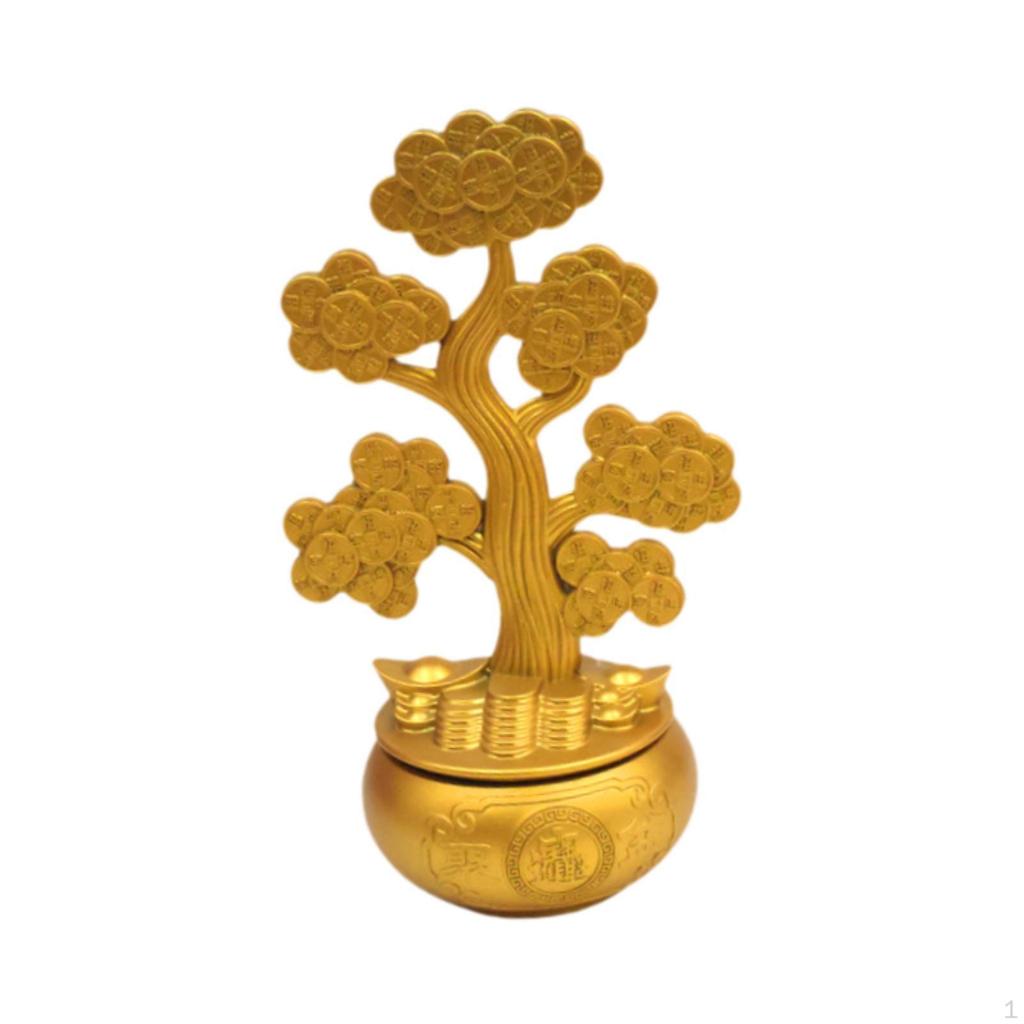 Feng Shui Statue Good Fortune Sculpture Wealth Lucky Figurine Metal Ornament for Office