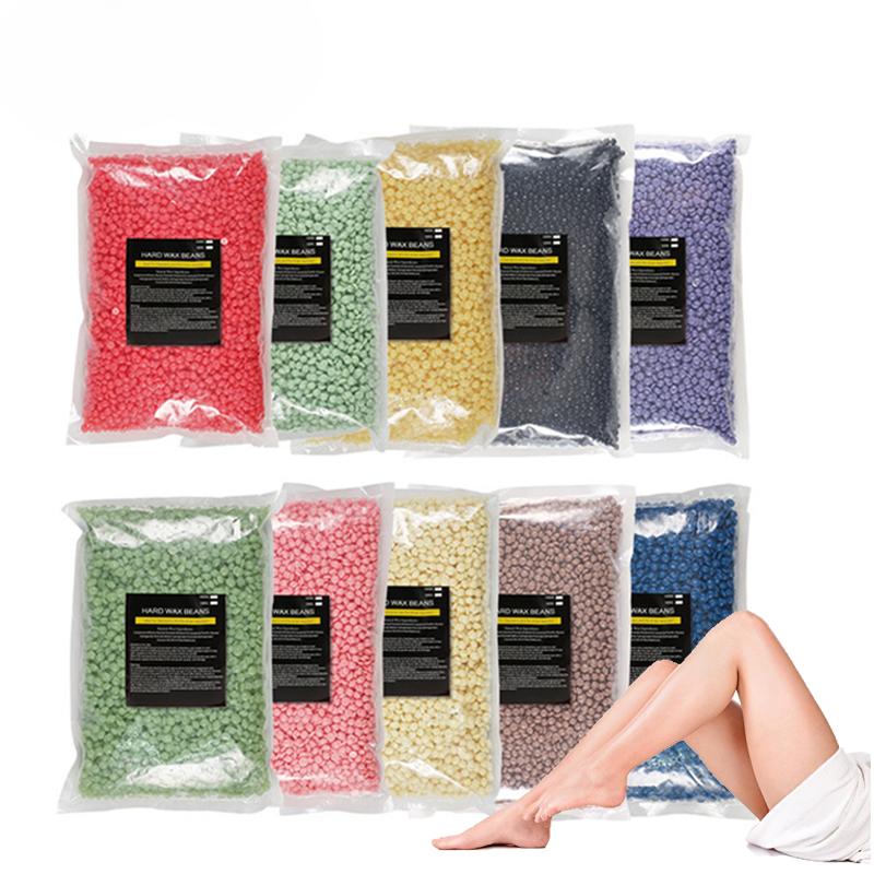 1000g Multi-Color Depilatory Wax Bean Free Depilation Wax Paper Beeswax Bean Body Hair Nose Hair Removal Heat Therapy Wax