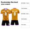 Personalised Shirts Kit Mens Girls With Name Number Custom Football Jerseys For Boys Training Suit