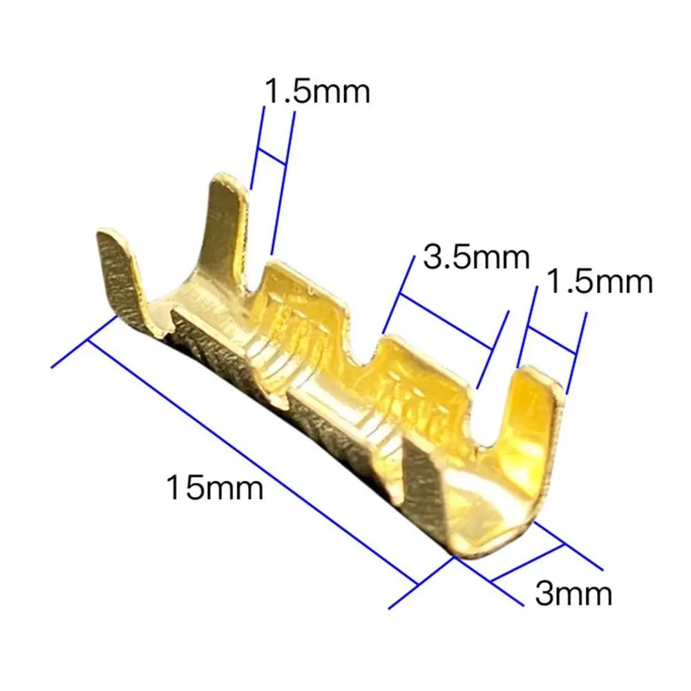 50/100/200pcs 0.3-1.5mm2 Teeth Fascia Terminal Terminal Line Wiring Tab Cold Inserts Connectors Cold Terminal