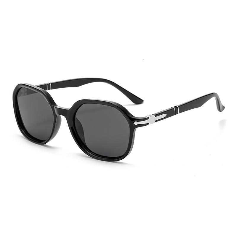 2025 Polarized Photochromic Sunglasses: Trendy European & American Style for Men & Women with Spring Hinges