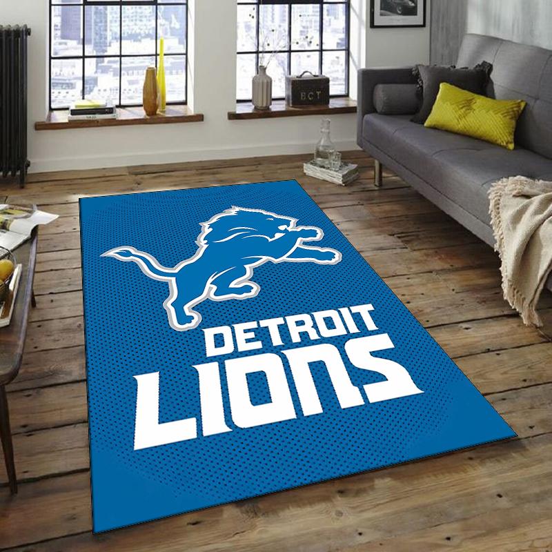 1pc Football Team Design Area Rug - Non-Slip, Soft & Cozy Floor Mat for Living Room, Bedroom, Office - Indoor/Outdoor Decorative Carpet
