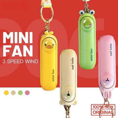 Niedlicher Mini-Ventilator Kipas Tragbarer Handfalten-Nachttisch Büro USB-Ladebatterie Tisch Schreibtischkühlung