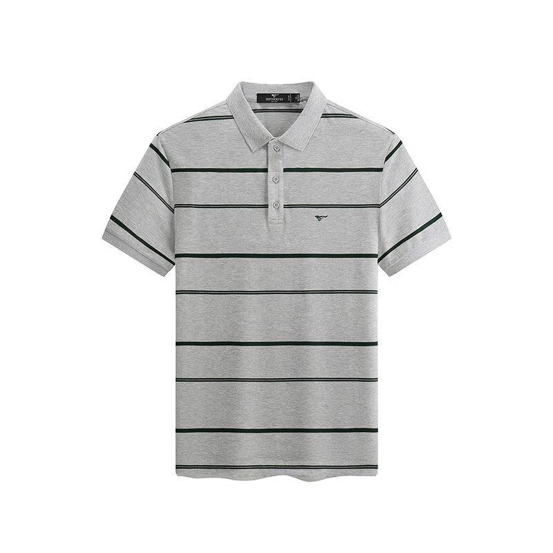 Septwolves Men's Pique Cotton Short Sleeve Polo Shirt