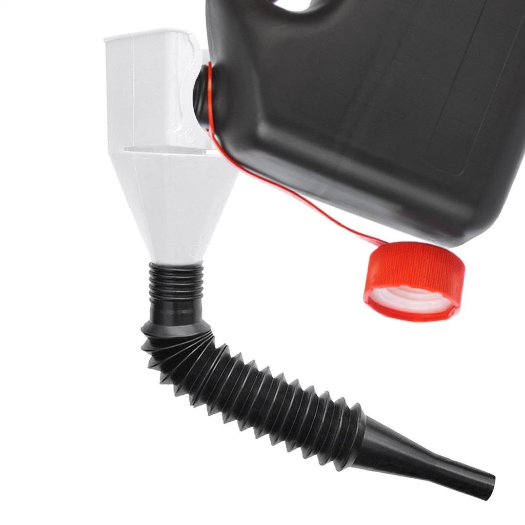 Trichter mit flexiblem Schlauch Trichter, Trichter, Kraftstofftank, Betankungstrichter, Weitmund, Verlängerungsdüse,