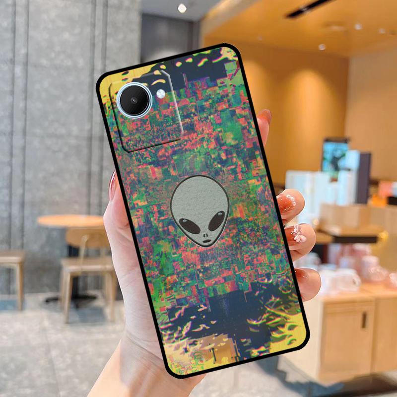 Aesthetics Alien Space Vaporwave For Realme 15 10 11 12 13 14 Pro Plus GT6 GT7 Pro C61 C67 C63 C71 C55 C51 C65 C53 C75 Case
