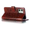 For Motorola Moto G54 5G Case PU Leather Mandala Imprinted Design Wallet Phone Cover