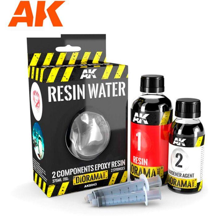 Peinture - AK Interactive - Dioramas - Résine époxy - Faible odeur - 2 couleurs en 1