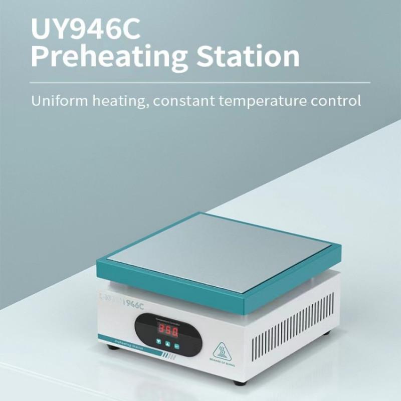 600W Electronic Hot Plate Constant Temperature Heating Platform Preheating Station for BGA PCB SMD Heating Led Lamp Desoldering 200x200MM