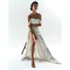 Spring Summer Women's Sexy Sequin Slit Prom Party Dress, Crossborder Evening Gown for New style Elegant