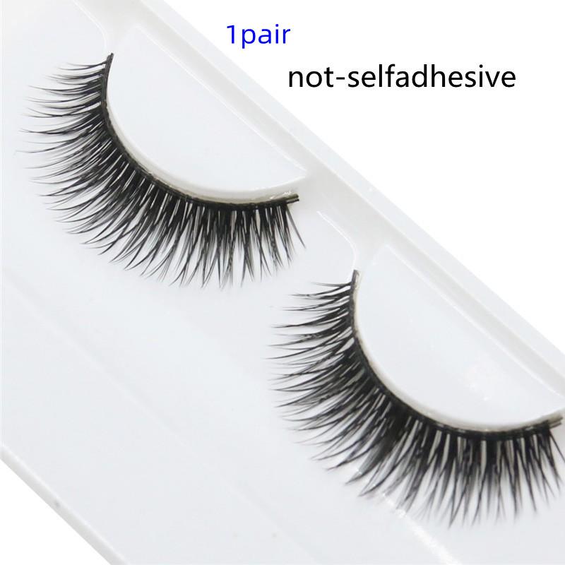 Korean Fake Eyelashes Kpp Anime Cosplay Faux Mink Lashes Transparent Stem Lash Extension Natural Wispy Full Strip Lashes