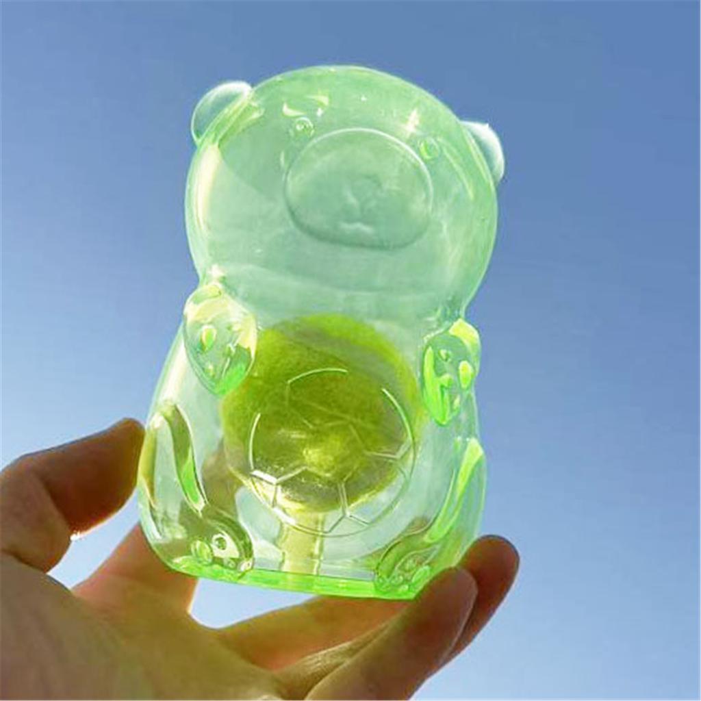 Cartoon Bear Food Leaking TPR Pet Dog Toy Balls Treats Toy For Indoor And Outdoor Fun Great For Boredom Dogs Home Use