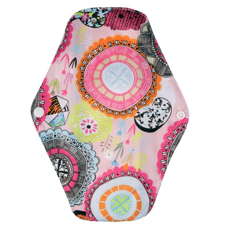 Sanitary Reusable Towels Pads Women Bamboo Cloth Washable Menstrual Safety Pads